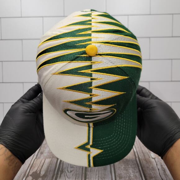 Starter Pro Line Green Bay Packers Vintage Shockwave Adjustable NFL Hat - Picture 5 of 8